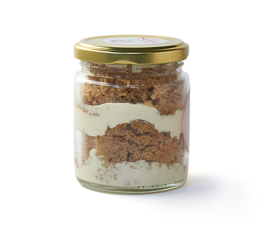Coffee and Walnut Cake in a jar Ingredients