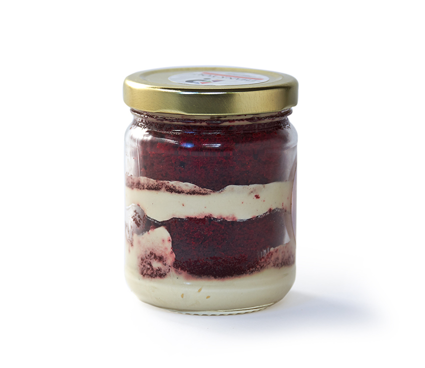Red Velvet Cake in a jar Ingredients