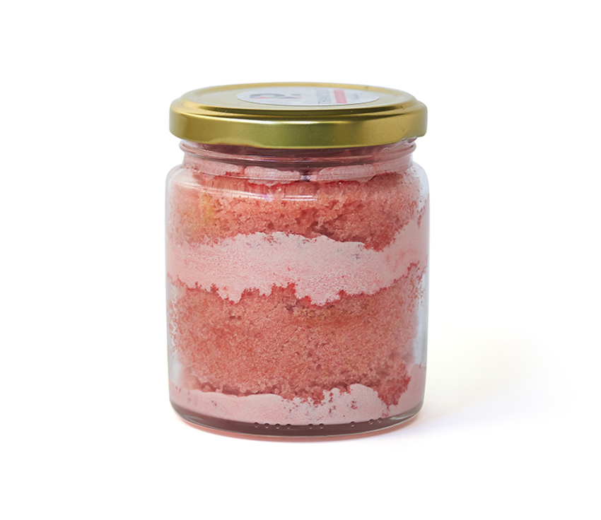 Strawberry Cake in a jar Ingredients